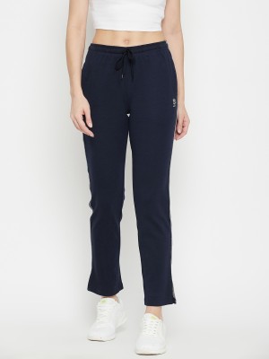 DUKE Solid Women Blue Track Pants