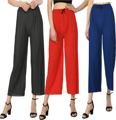 CitySquad Relaxed Women Grey, Red, Blue Trousers