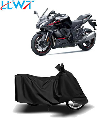 KPIND Waterproof Two Wheeler Cover for Kawasaki(Ninja 1000, Black)
