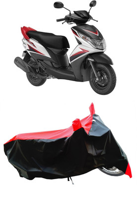 Wegather Two Wheeler Cover for Yamaha(Ray Z BS6, Red)