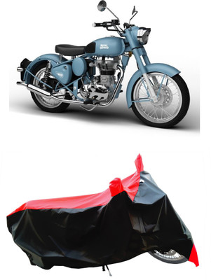Wegather Two Wheeler Cover for Royal Enfield(Classic Squadron BS6, Red)