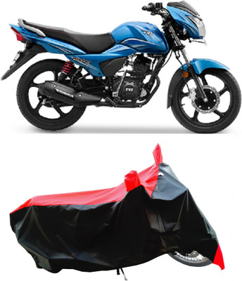 Wegather Two Wheeler Cover for TVS(Victor, Red)