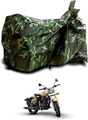 BRITTT Two Wheeler Cover for Royal Enfield(Bullet 500, Multicolor)