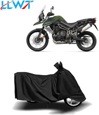 KPIND Waterproof Two Wheeler Cover for Triumph(Tiger 800 XCA, Black)