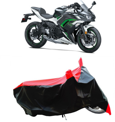 Wegather Two Wheeler Cover for Kawasaki(Ninja 650 BS6, Red)