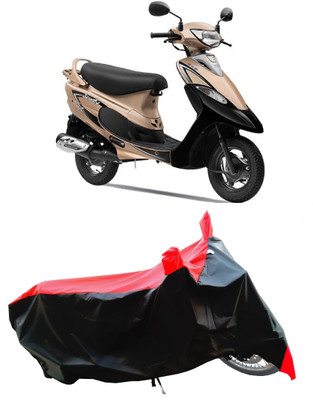 Wegather Two Wheeler Cover for TVS(Pep Plus BS6, Red)