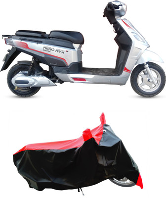 Wegather Two Wheeler Cover for Hero Electric(Electric NYX BS6, Red)