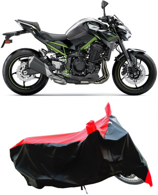 Wegather Two Wheeler Cover for Kawasaki(Z900 BS6, Red)