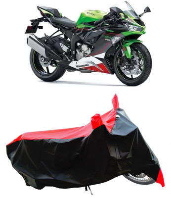 Wegather Two Wheeler Cover for Kawasaki(Ninja ZX-6R BS6, Red)