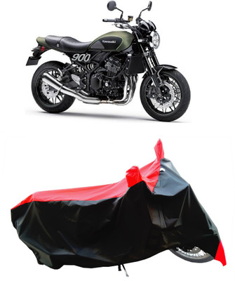Wegather Two Wheeler Cover for Kawasaki(Z900RS, Red)