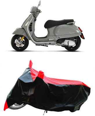 Wegather Two Wheeler Cover for Vespa(GTS 300 BS6, Red)