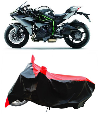 Wegather Two Wheeler Cover for Kawasaki(Ninja H2R, Red)