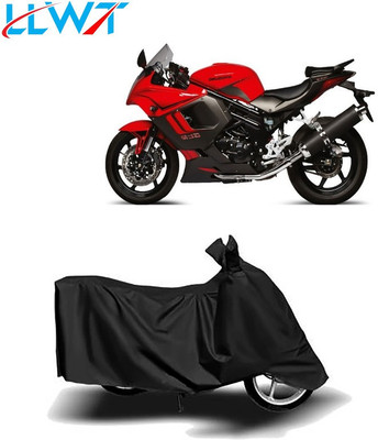 KPIND Waterproof Two Wheeler Cover for Hyosung(GT650R, Black)