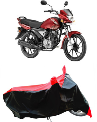 Wegather Two Wheeler Cover for Yamaha(Saluto RX BS6, Red)