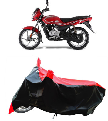 Wegather Two Wheeler Cover for Bajaj(Platina 100 BS6, Red)