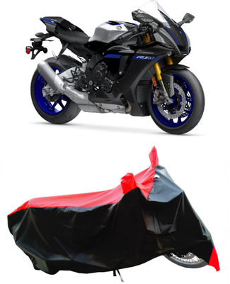 Wegather Two Wheeler Cover for Yamaha(YZF R1 M BS6, Red)
