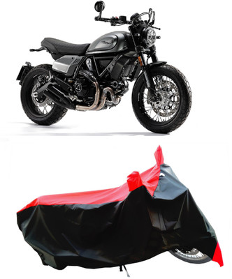 Wegather Two Wheeler Cover for Ducati(Scrambler, Red)
