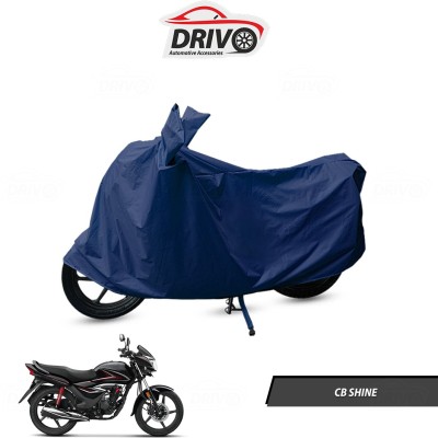 Drivo Waterproof Two Wheeler Cover for Honda(CB Shine, Blue)