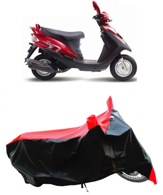 Wegather Two Wheeler Cover for Mahindra(Flyte, Red)