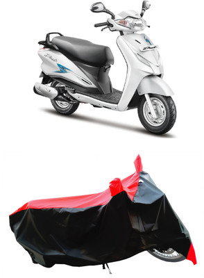 Wegather Two Wheeler Cover for Hero(Duet 125 CC BS6, Red)