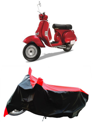 Wegather Two Wheeler Cover for LML(Star Euro 200, Red)