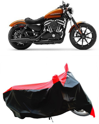 Wegather Two Wheeler Cover for Harley Davidson(Iron 883, Red)
