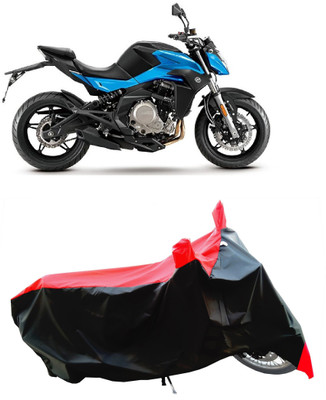 Wegather Two Wheeler Cover for CFMoto(650 NK BS6, Red)
