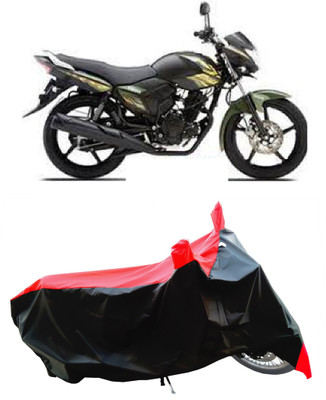 Wegather Two Wheeler Cover for Yamaha(Saluto, Red)