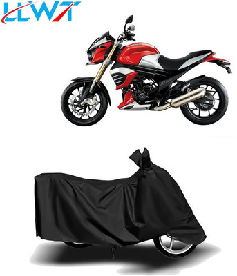 KPIND Waterproof Two Wheeler Cover for Mahindra(MOJO XT 300, Black)