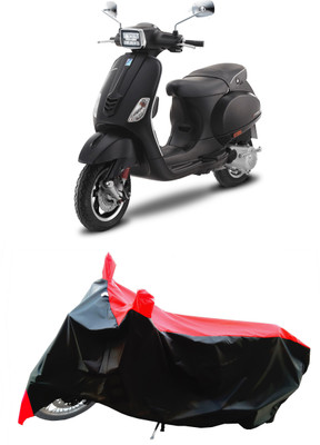 Wegather Two Wheeler Cover for Piaggio(Vespa SXL 125, Red)