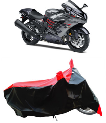 Wegather Two Wheeler Cover for Kawasaki(Ninja ZX-14R, Red)
