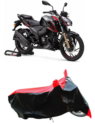 Wegather Two Wheeler Cover for TVS(Apache RTR 200 4V, Red)