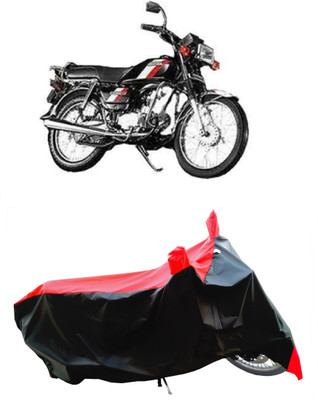 Wegather Two Wheeler Cover for Hero(CD 100 SS, Red)