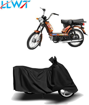 MJD Waterproof Two Wheeler Cover for TVS(Heavy Duty Super XL, Black)
