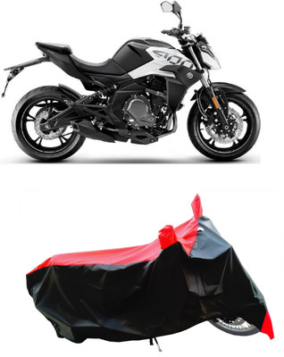 Wegather Two Wheeler Cover for CFMoto(400NK BS6, Red)