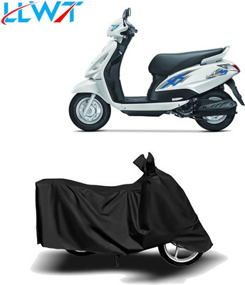 KPIND Waterproof Two Wheeler Cover for Suzuki(Swish 125, Black)