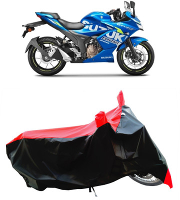 Wegather Two Wheeler Cover for Suzuki(Gixxer SF 250, Red)