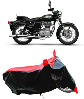 Wegather Two Wheeler Cover for Royal Enfield(Standardv, Red)