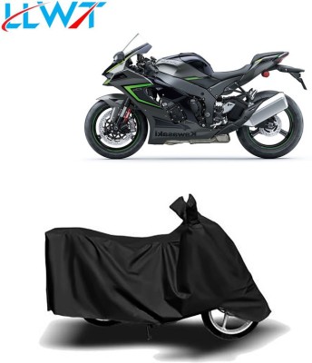 KPIND Waterproof Two Wheeler Cover for Kawasaki(Ninja ZX 10R, Black)