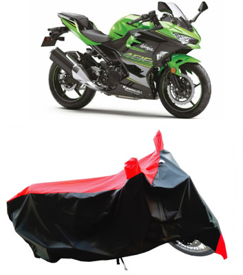 Wegather Two Wheeler Cover for Kawasaki(Ninja 400, Red)