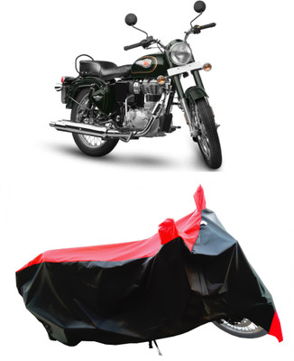 Wegather Two Wheeler Cover for Royal Enfield(Standardv BS6, Red)