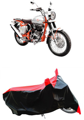 Wegather Two Wheeler Cover for Royal Enfield(Bullet Trials 350, Red)