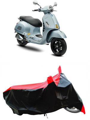 Wegather Two Wheeler Cover for Vespa(GTS Super 300, Red)