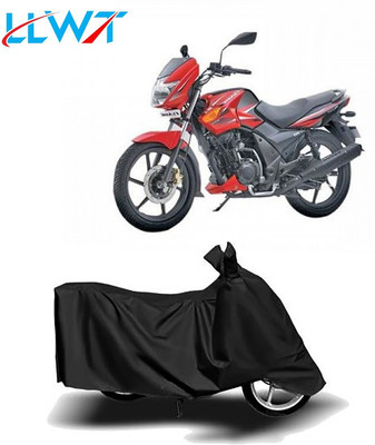 KPIND Waterproof Two Wheeler Cover for TVS(Flame DS 125, Black)