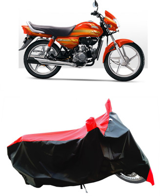 Wegather Two Wheeler Cover for Hero(CD deluxe, Red)