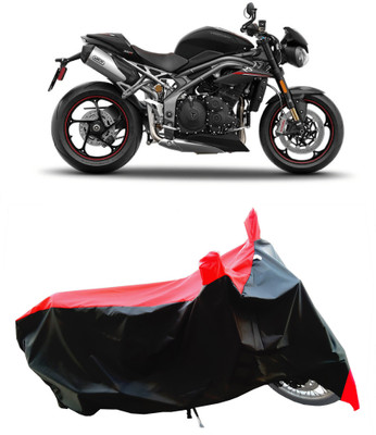 Wegather Two Wheeler Cover for Triumph(Speed Triple BS6, Red)