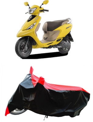 Wegather Two Wheeler Cover for TVS(Scooty Zest 110, Red)