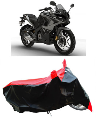 Wegather Two Wheeler Cover for Bajaj(Pulsar 200, Red)