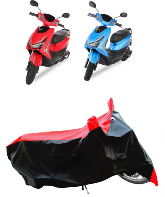 Wegather Two Wheeler Cover for Ampere(Reo Elite, Red)