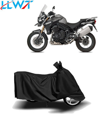 KPIND Two Wheeler Cover for Triumph(Tiger 800, Black)